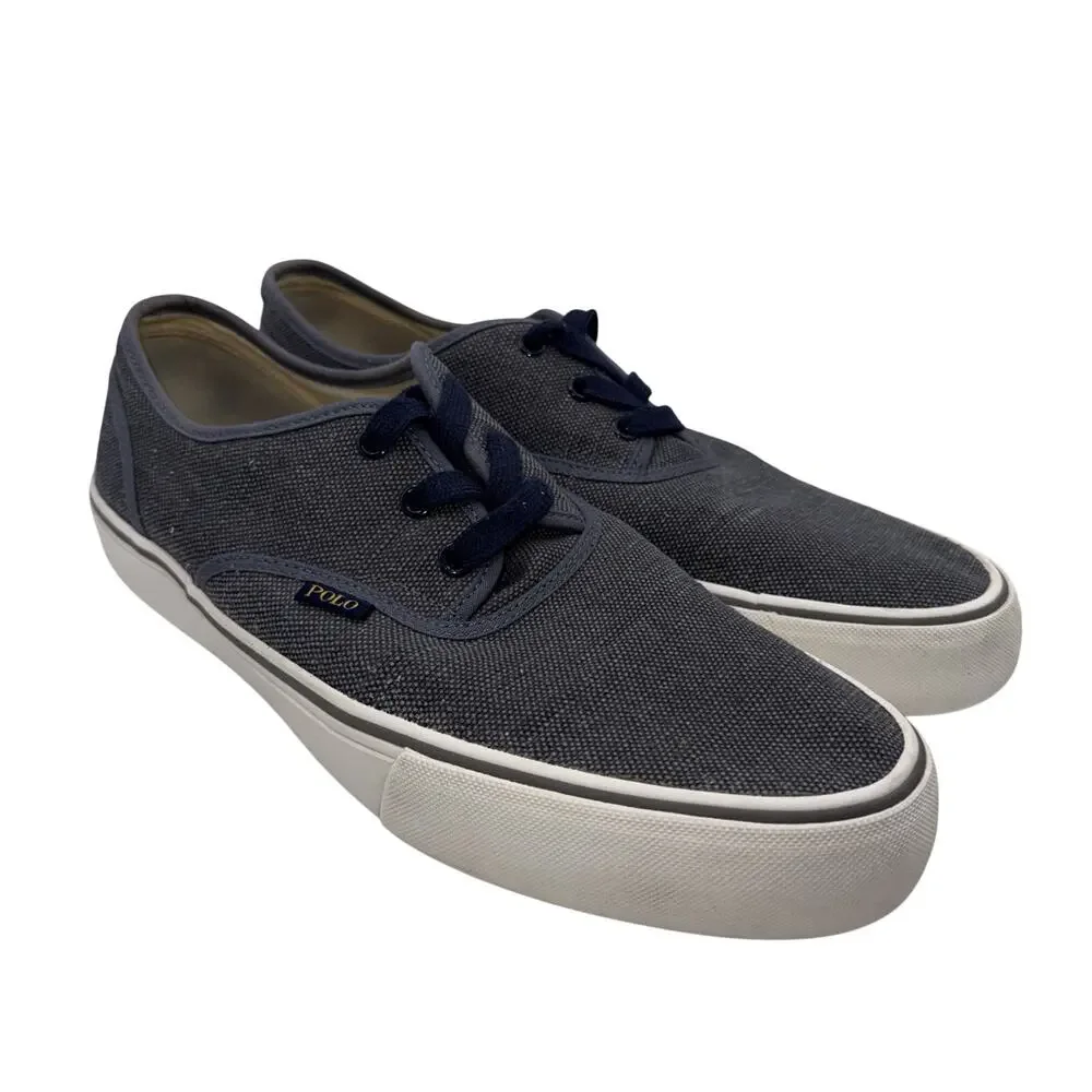 Size 11.5 D - Men’s Polo Ralph Loren Morray Burlap Casual Shoes - Gray